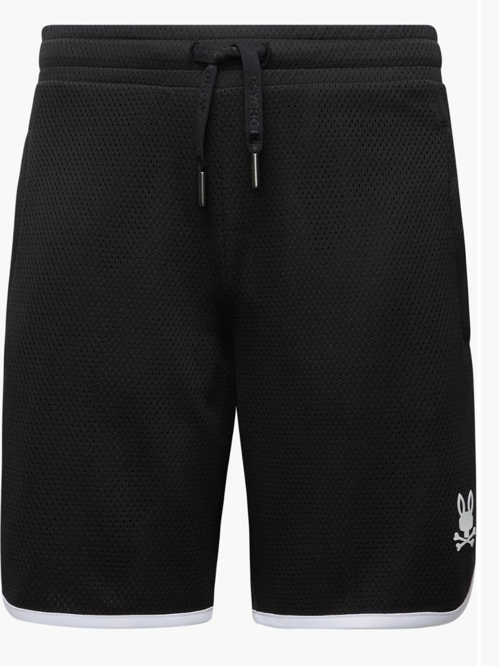Psycho Bunny Black Athletic Mesh Shorts with White Trim 14-16 - Picture 4 of 8